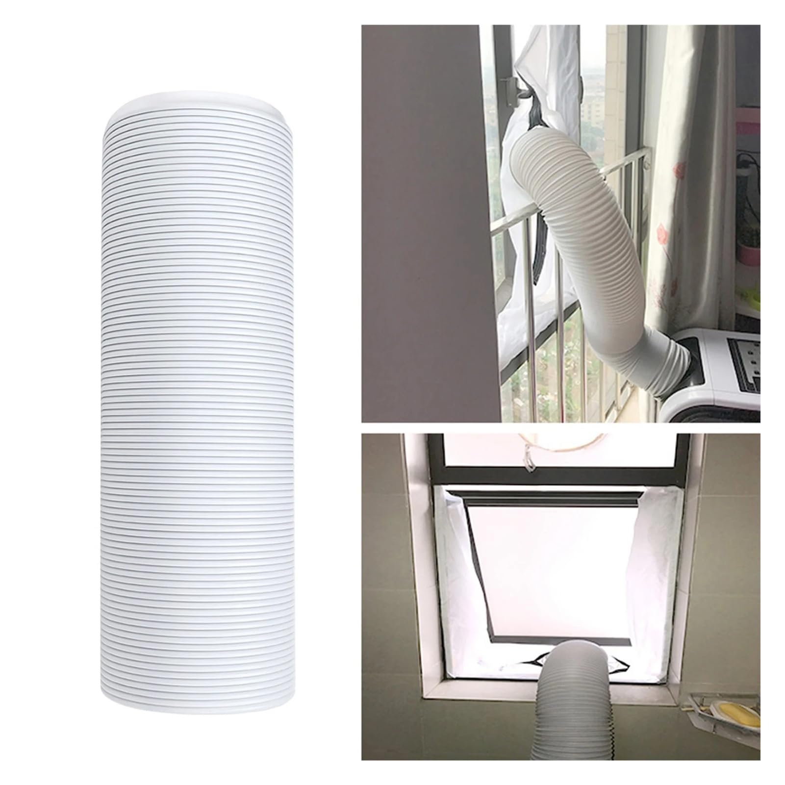 Manguera De Escape De Aire Acondicionado Gruesa, Accesorios De Aire Acondicionado Flexibles Universales Portátiles, Resistentes Al Desgaste, No Se Fugan Fácilmente(Diameter 13cmx1.5M)