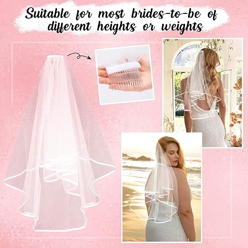 Miniatura 3 de Juego de corona de velo de tiara de novia de Halloween, juego de decoraciones de despedida de soltera celestial, accesorios de decoración de