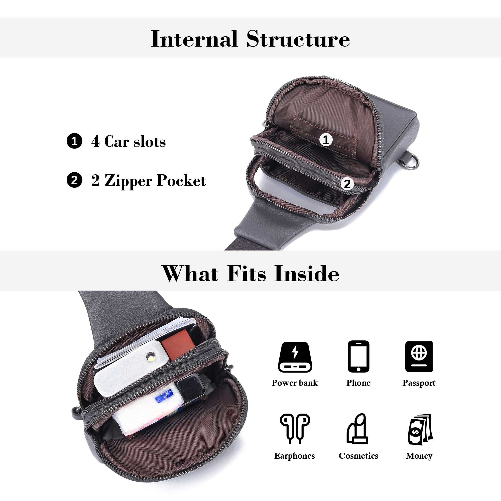Haytijoe Torba na ramię z ekranem dotykowym dla kobiet podróżna torebka na telefon komórkowy crossbody antykradzieżowa torba na ramię dla kobiet