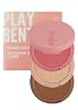 KAJA 3 Colors Palette - Play Bento_Mochamallow | Powder Blusher, Highlighter, Cream Bronzer, Creamy Application, with Mango Seed Butter, Powdery Finish, Easy Finger Application, Lightweight Formula