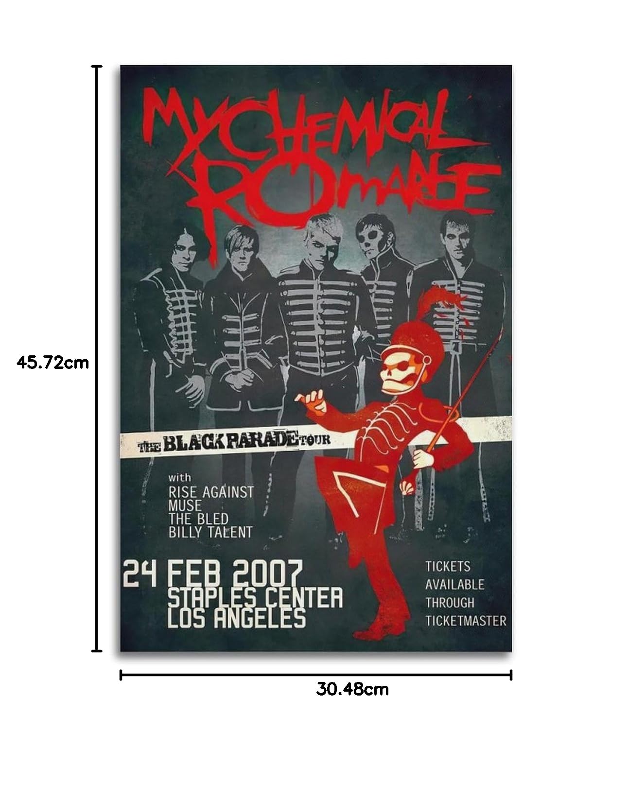 YNTNDYGV My Chemical Romance MCR Band Music Decorative Canvas Wall