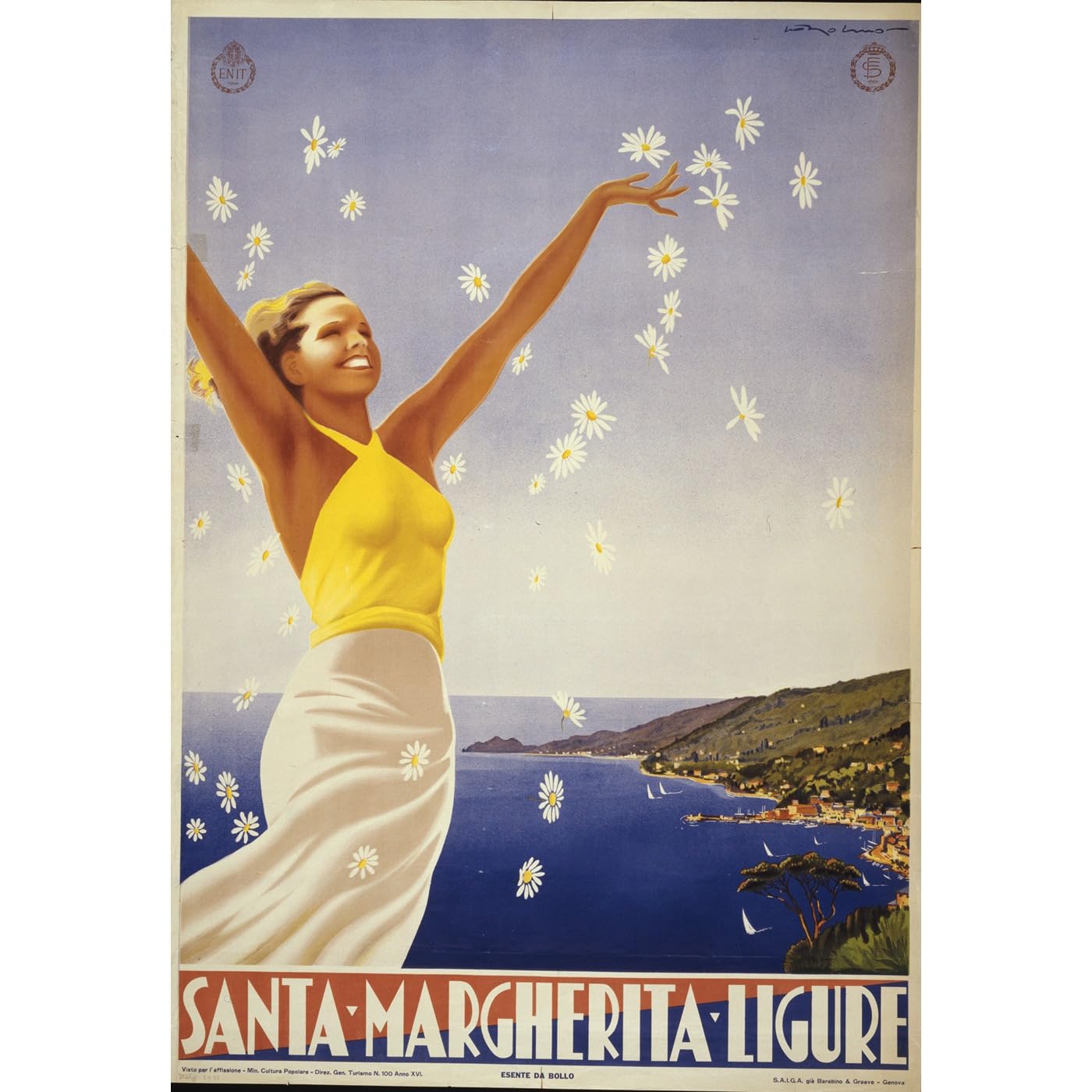 Impression giclée de qualité musée Santa Margherita ARTICULOZY