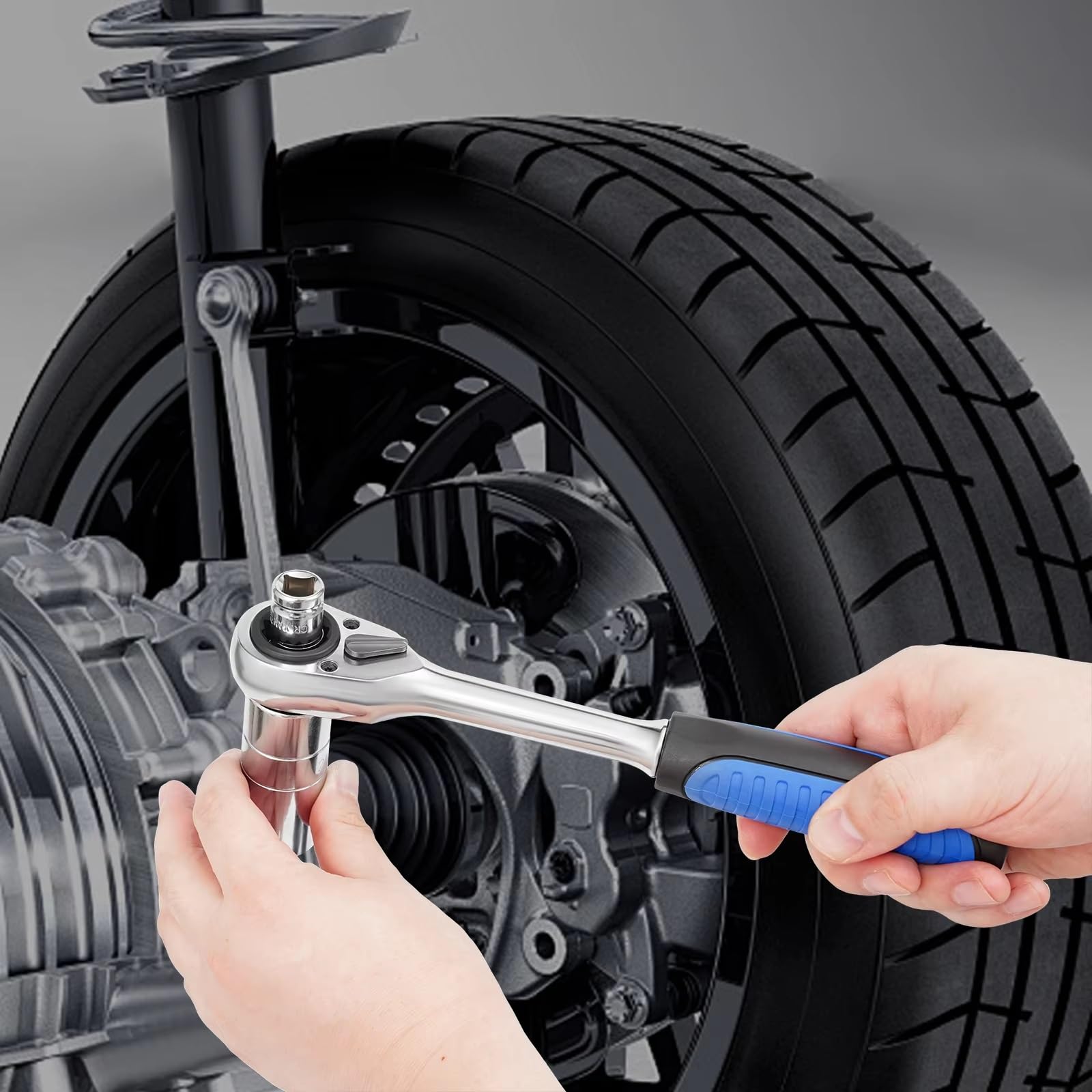 Maletín herramientas multiusos Juego De Enchufes De Amortiguador Para Desmontar Y Montar Herramienta Manual De Reparación Automotriz 50 Uds
