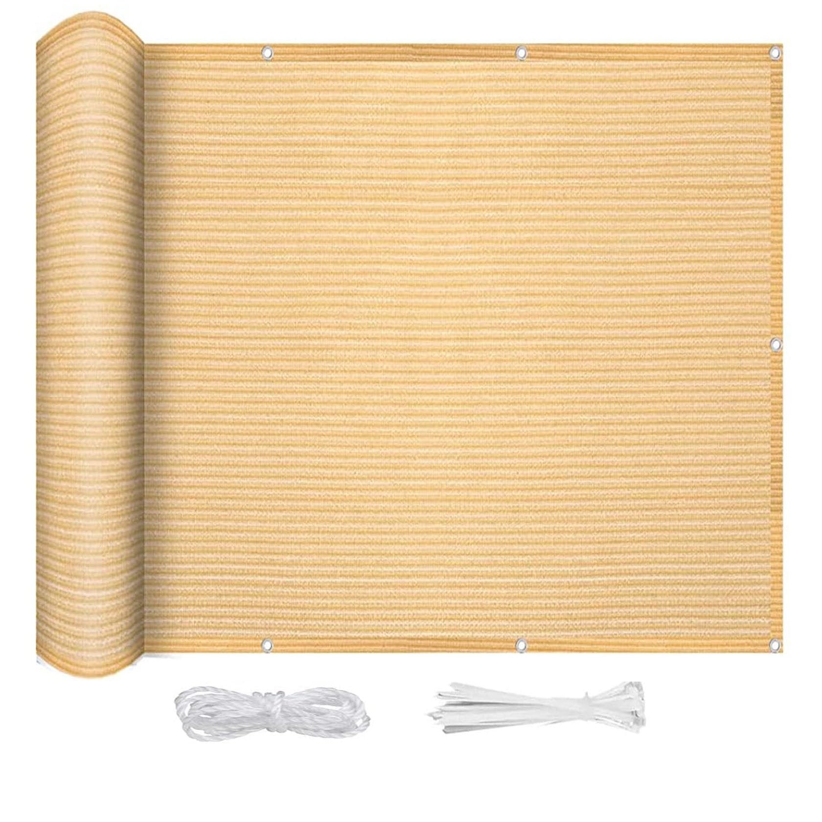 Voile d ombrage anti-UV en tissu HDPE respirant pour rafraîchir la terrasse