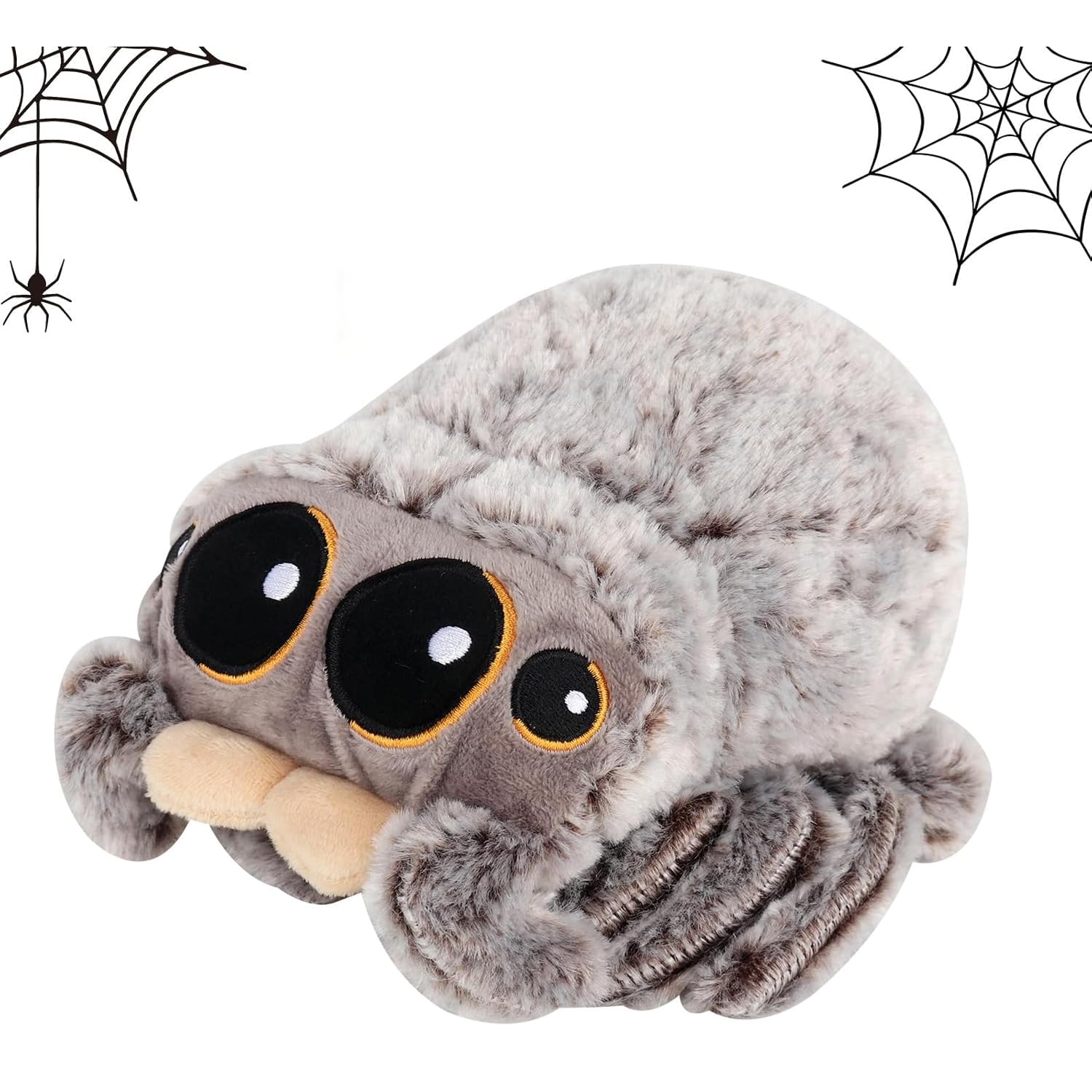 Spider, Cute Big Eyes Animal, Halloween Simulation for Adults, Halloween and Christmas Birthday Gift (5.9"/15cm) (1pcs)