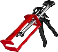 Vista 1 de Pistola epoxi de doble componente de 6.8 fl oz – Manual 1:1 y 2:1 aplicador adhesivo para epoxi, uretano, acrílico, pistola adhesiva de 2 partes