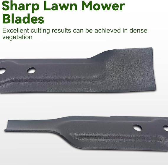 YUNSTK 32 cm Metal Lawnmower Blade, Replacement Lawn Mower Blade for Bosch Rotak 32 32R 320
