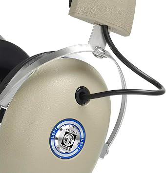 Koss Pro4AA Studio Quality Over-Ear Headphones, Retro Style, Full-Size, Beige