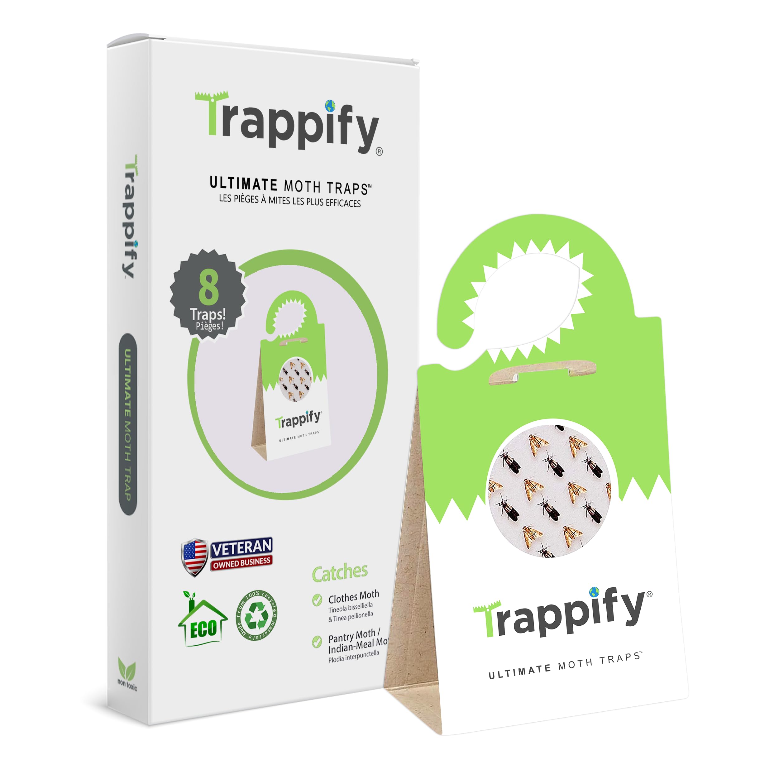 Trappify Adhesive Moth Traps