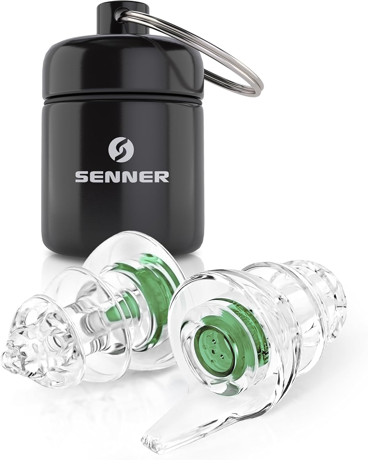 Senner ® KidsPro Plug | Gehörschutz für Kinder oder kleine Gehörgänge und Ohren - Lärmschutz ab 10 Jahren - Ohrstöpsel mit SNR 18 dB - wiederverwendbar, mit Alubehälter