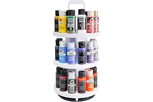 SANFURNEY Craft Paint Storage Rack: A Towering Paint Organizer for Unparalleled Efficiency