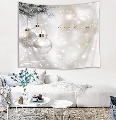 Miniatura 2 de LB Manta de pared de tapiz navideño, acuarela 3D, arte de pared de Navidad para dormitorio, sala de estar o dormitorio, 60 x 40 pulgadas