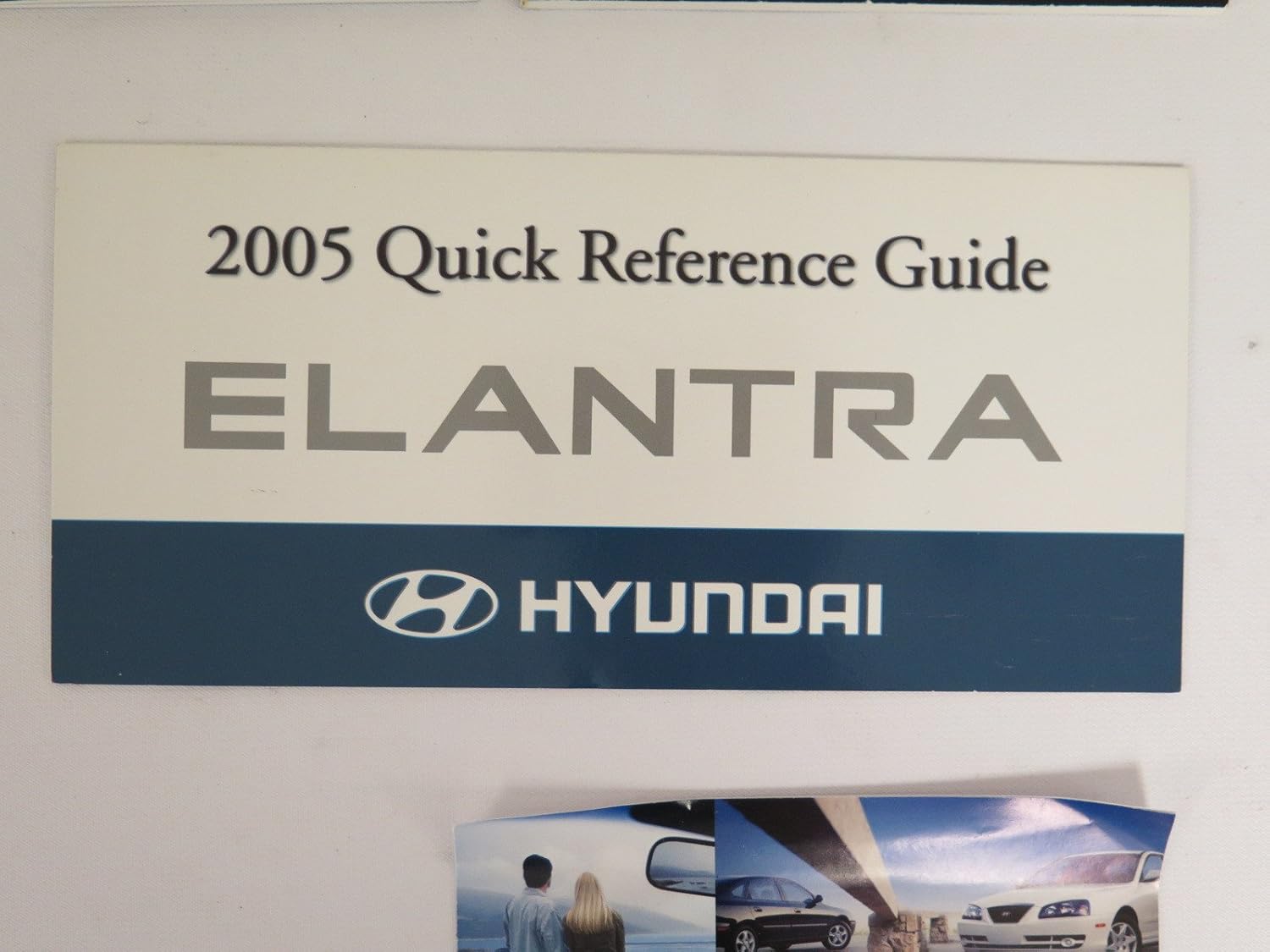 Cover of the 2005 Hyundai Elantra Quick Reference Guide
