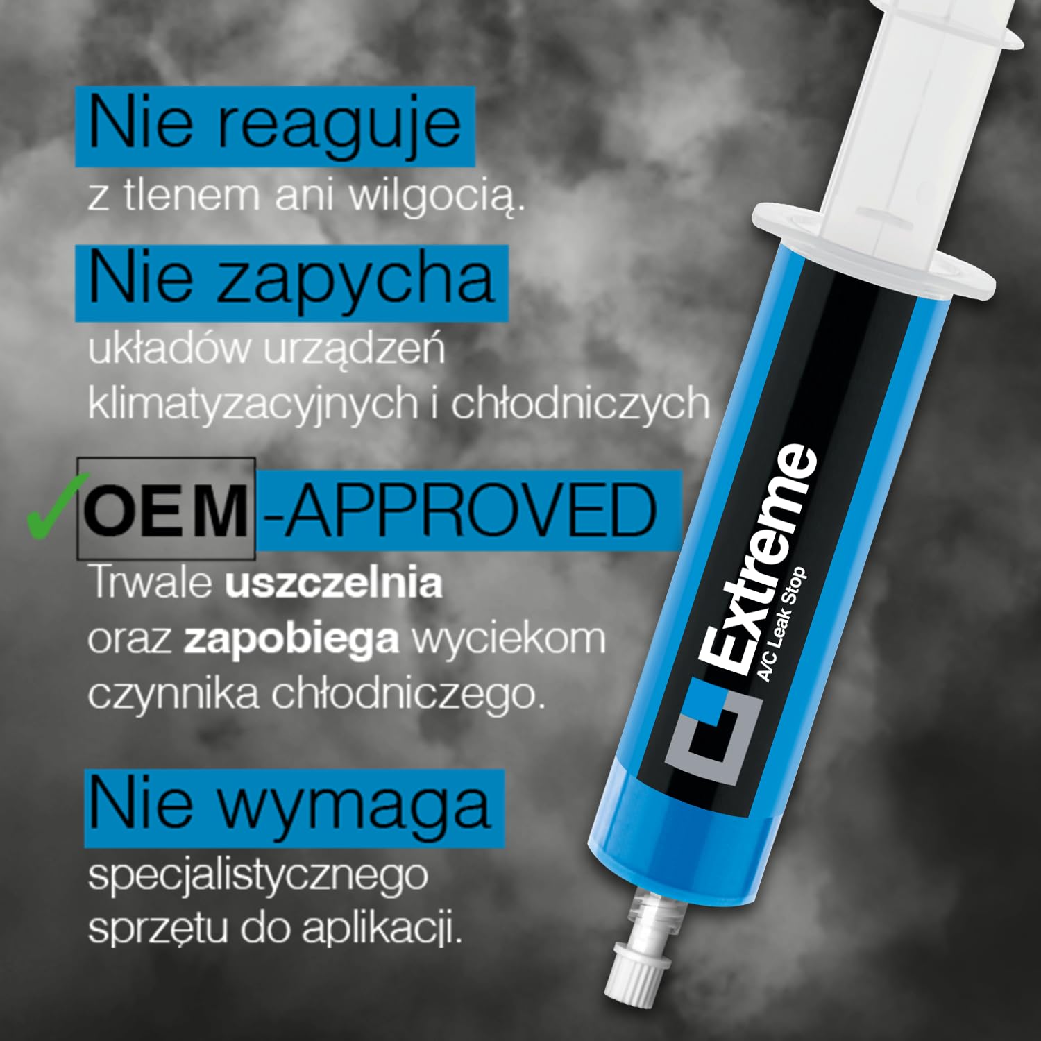 ERRECOM Extreme – 30 ml, Uszczelniacz do Samochodowych Układów Klimatyzacji z Czynnikiem Chłodniczym R1234yf, zawiera Adapter do Zaworu Niskiego Ciśnienia R1234yf