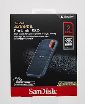 A*o様 San Disc SSD 2TB ポータブル Extreme Port SanDisk Extreme Portable SSD 2 TB (taşınabilir NVMe SSD, USB-C