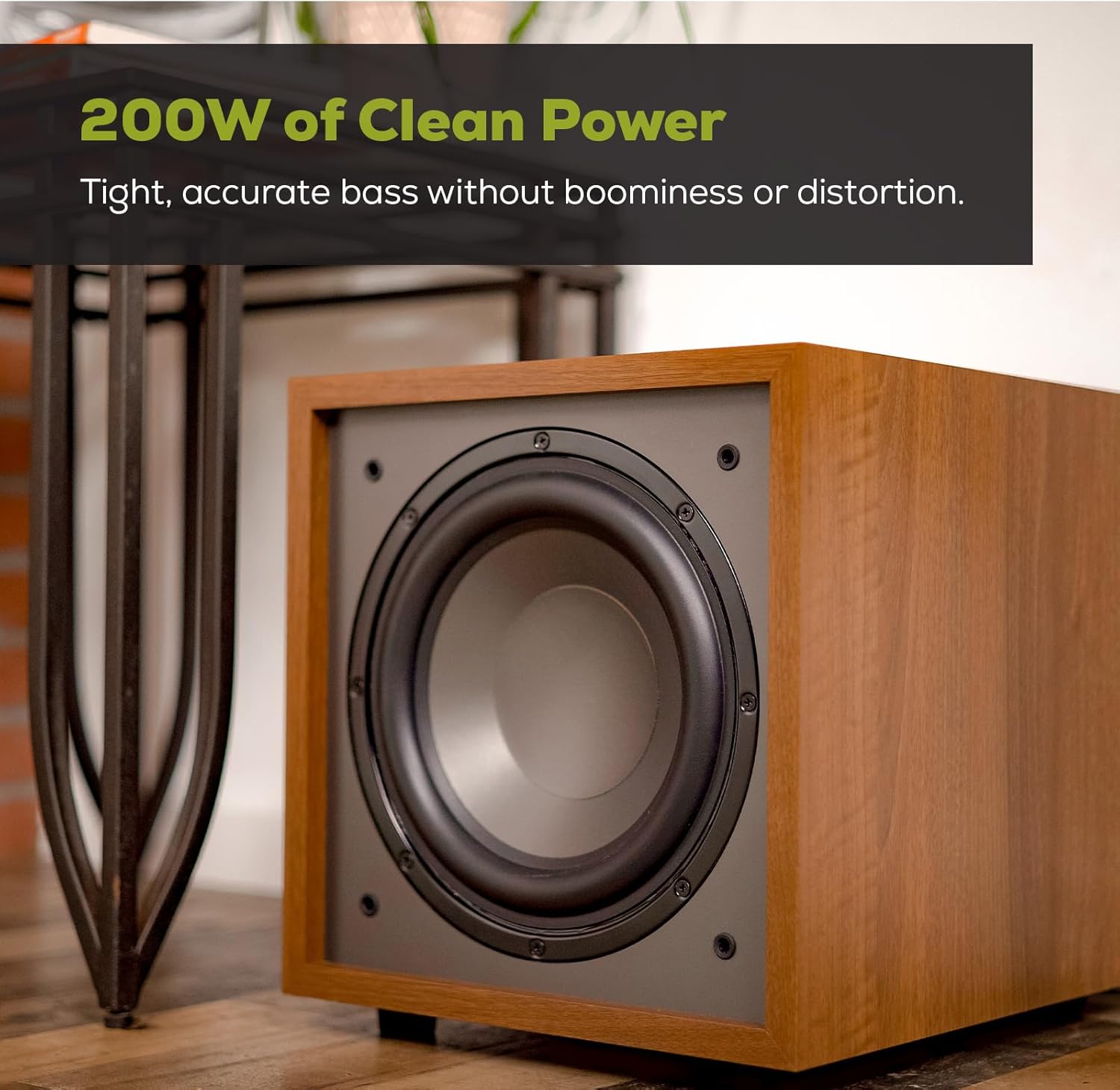 Dayton Audio Classic CS1200 – 12" 200W Powered Subwoofer with Class-D Amplifier, Deep Bass and Clean Design for Home Theater & Music – Wood 3 71ZutvnMBVL. AC SL1500