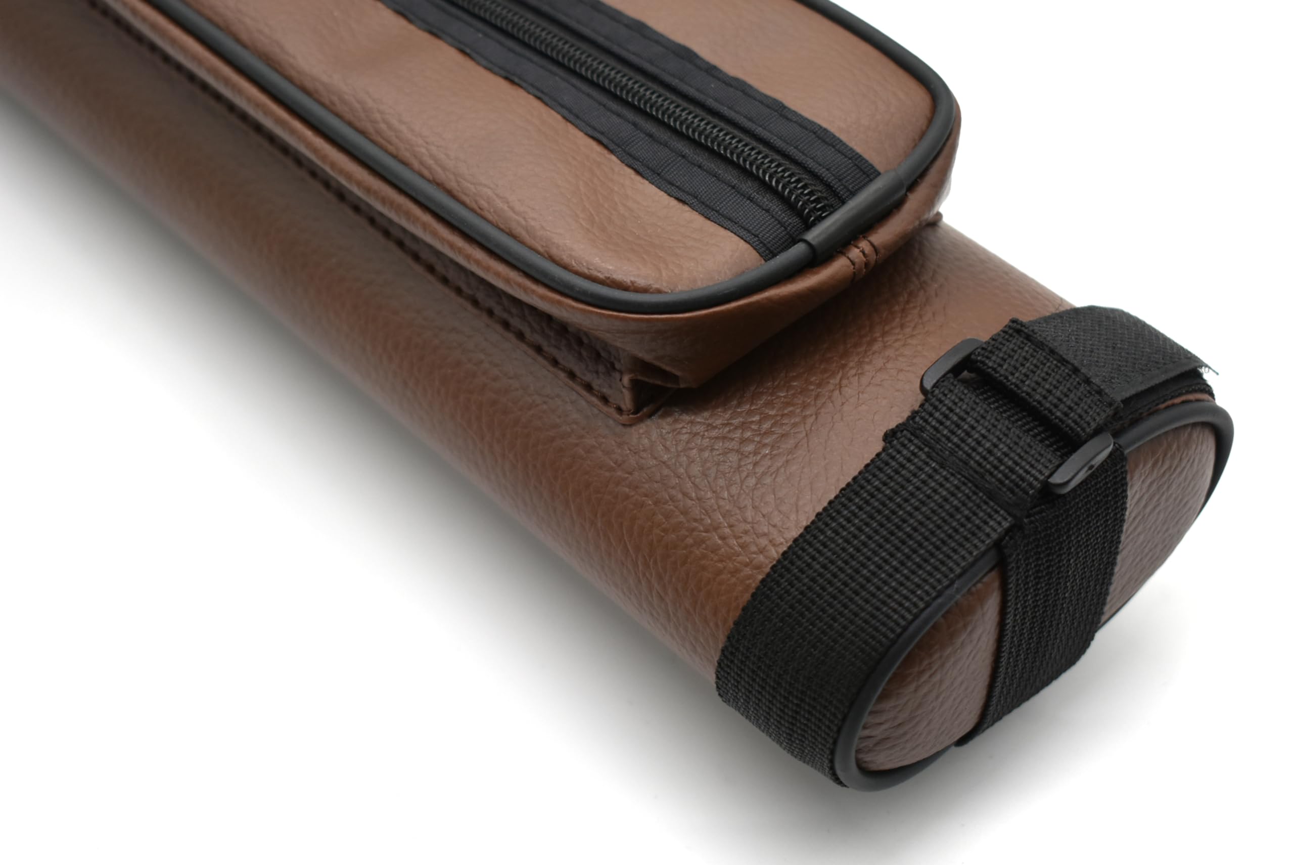 Billard Queue Köcher Tasche Queueköcher Queuetasche, Cue Grand Braun, 2/2, 87cm
