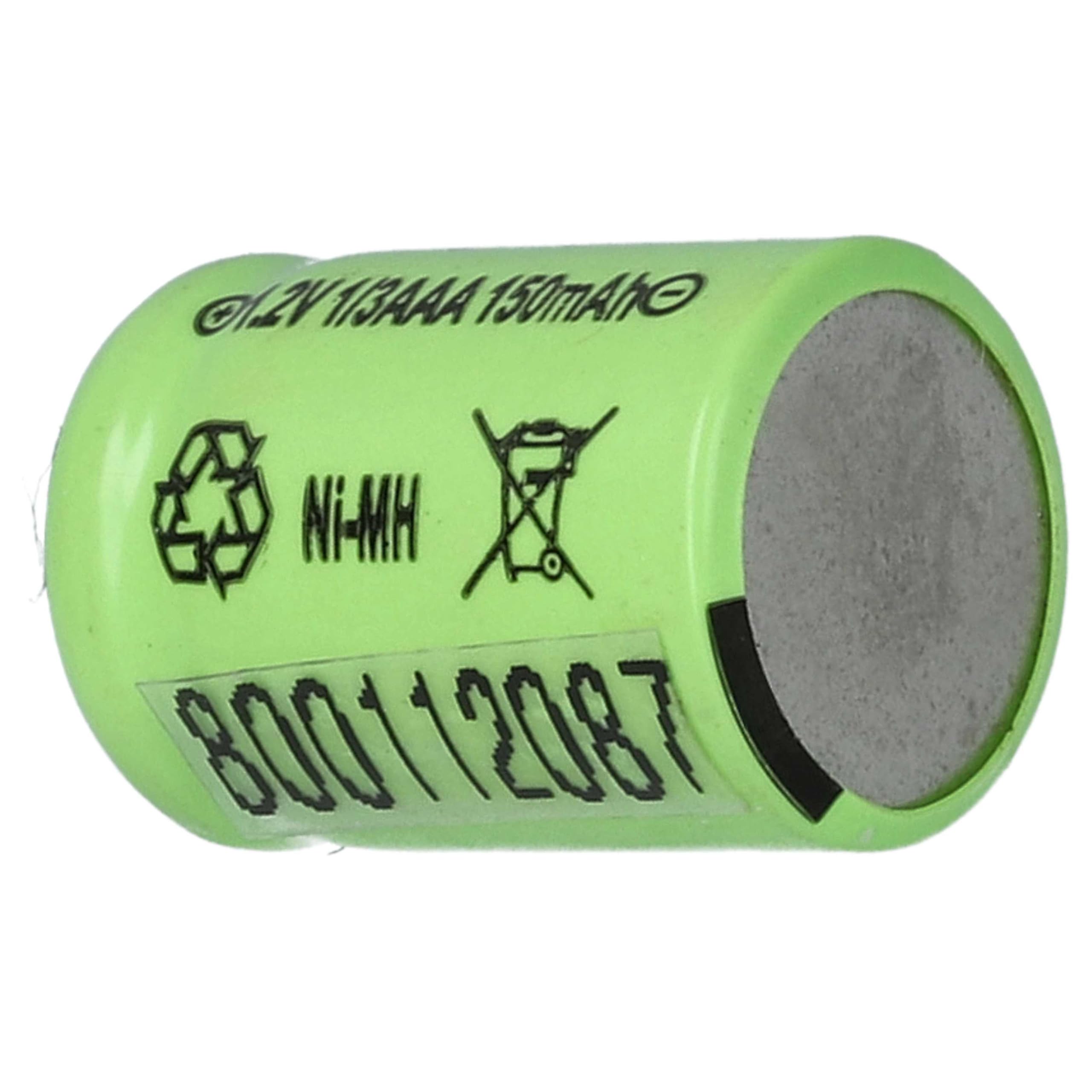 vhbw 20 x wymienne baterie do 1/3AAA dla modelu RC (150mAh, 1,2V, NiMH)