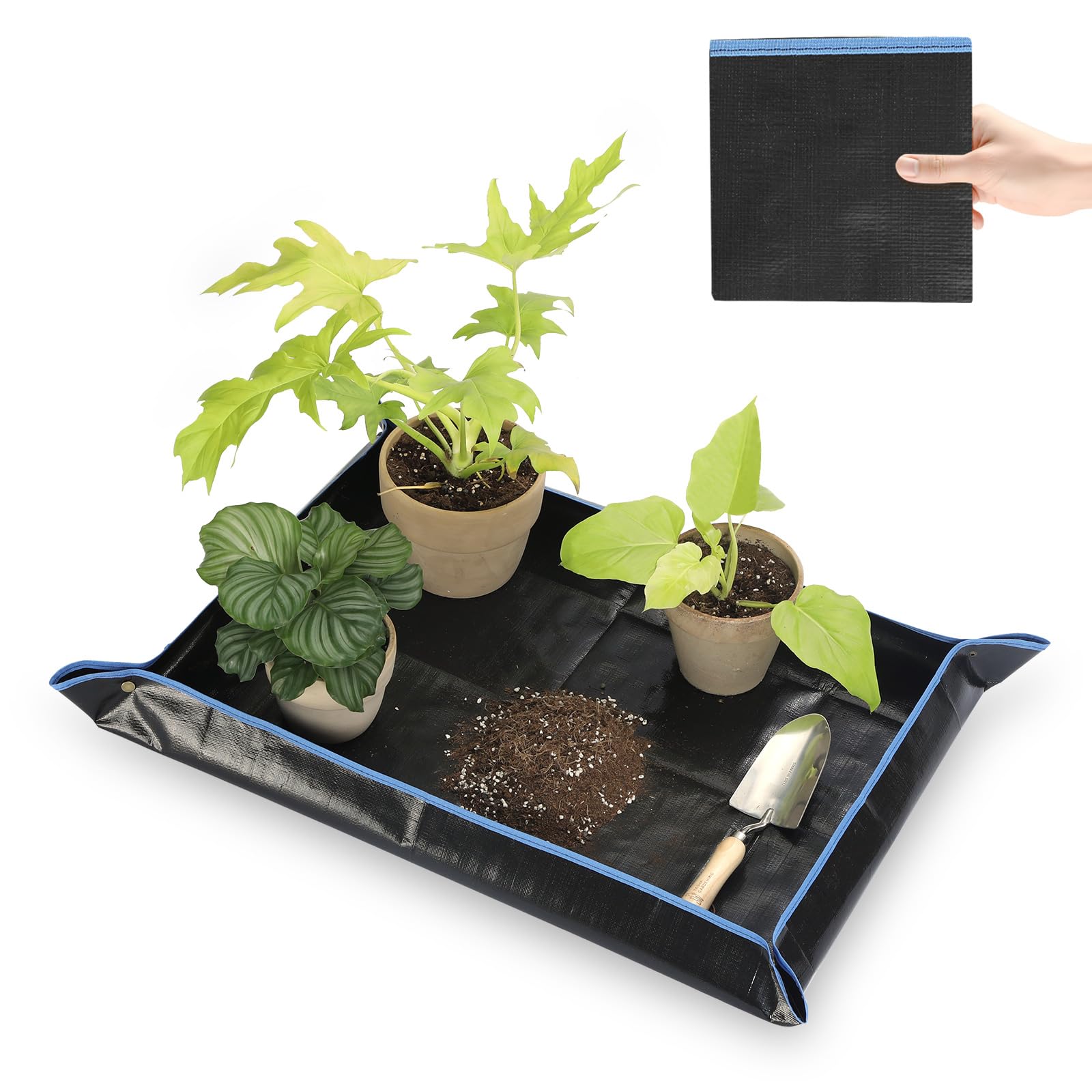 Waterproof Repotting Mat Super Thick for Potting Soil &amp; Mix 39.5"x29.5"