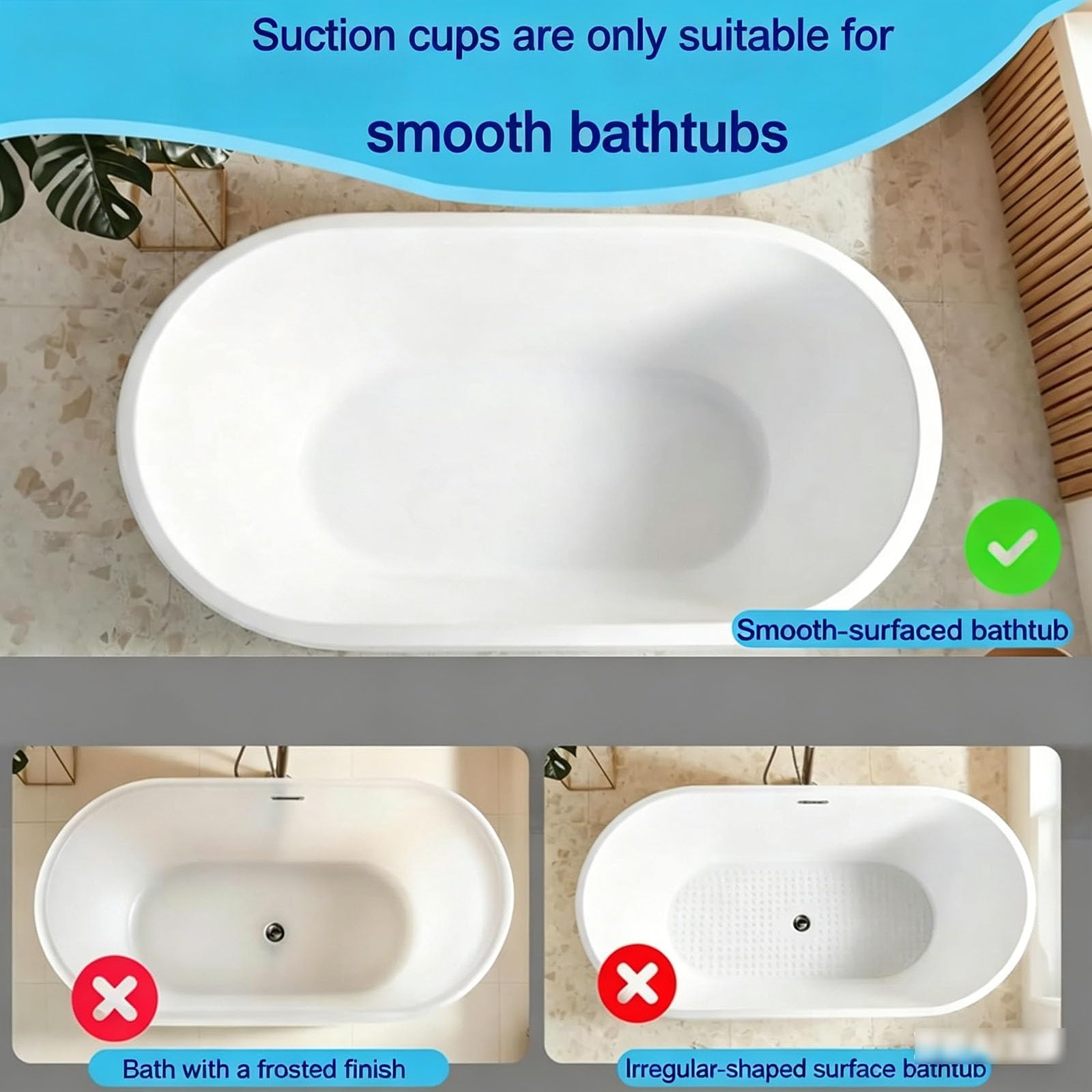 Bubble - Tappetino da bagno (124,5 x 43,2 cm), tappetino per massaggio completo con 7 colori di luce ambientale, 114 getti d'aria, telecomando e cuscino, 6 velocità, per vasche da bagno lisce