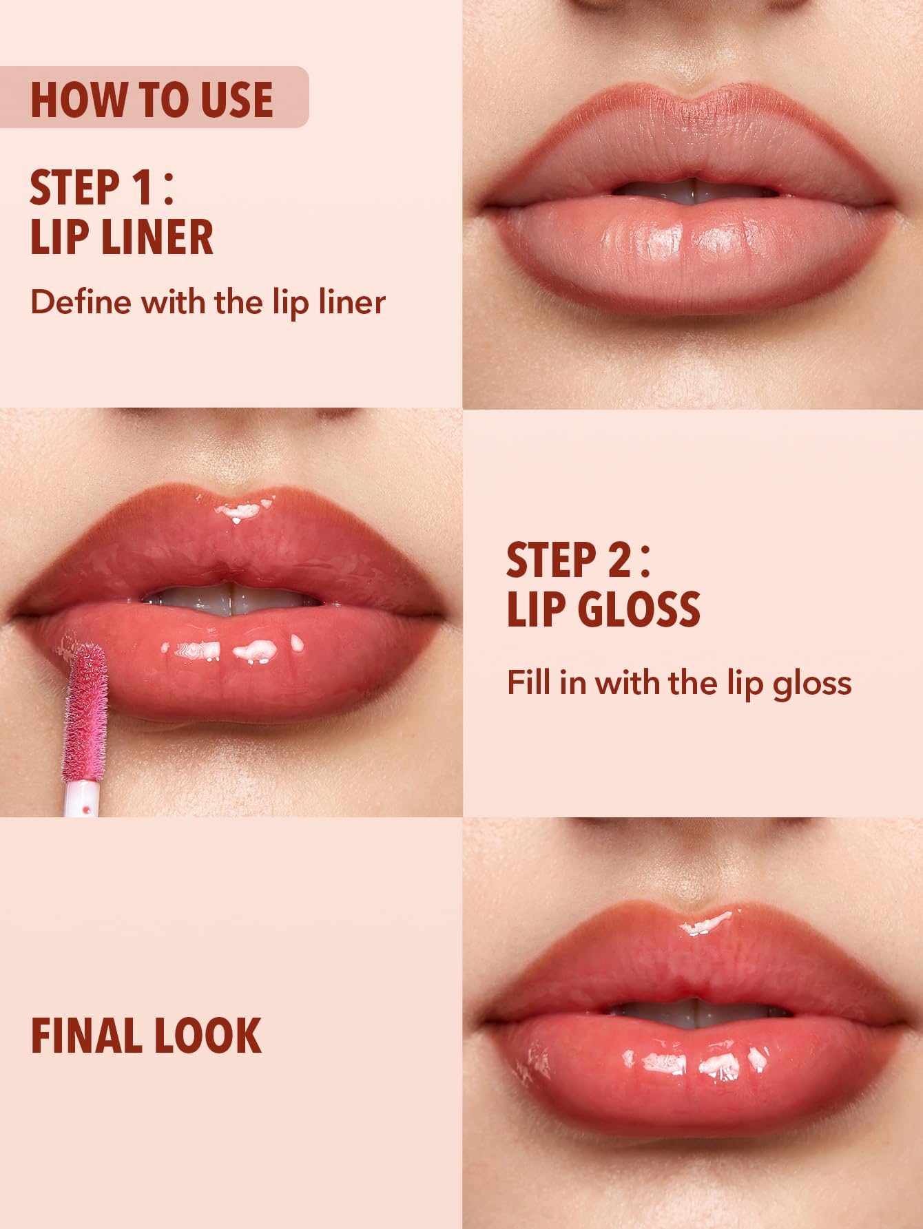 SHEGLAM 2-In-1 Lip Rules Liner & Gloss Pen Long Lasting Plumping Perfect Lip Combo Makeup Set-Judgey Much - Image 3