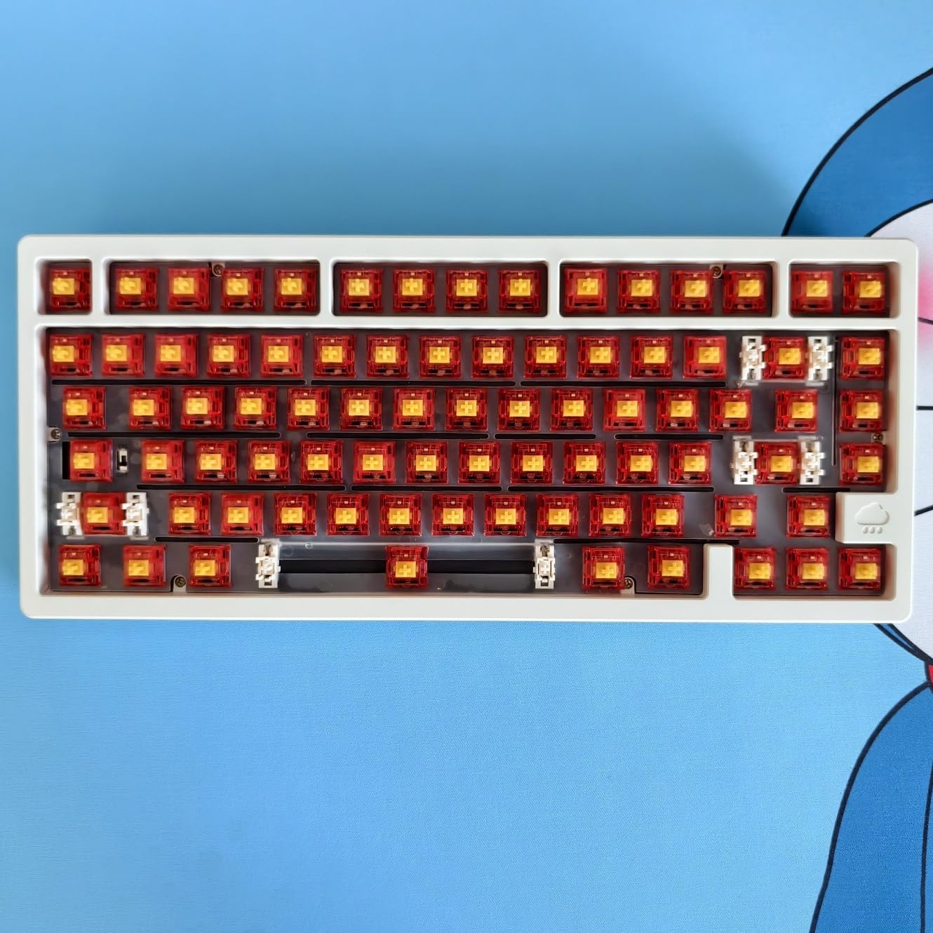 Keygeek Y2 Switch, Interruttore Per Tastiera Meccanica Pre-lubrificata Lineare Thocky