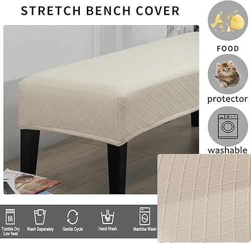 Miniatura 4 de HAOYONG Funda para silla de comedor, de jacquard, lavable, funda para silla Parsons, protector de asiento extraíble para comedor, hotel, ceremonia,