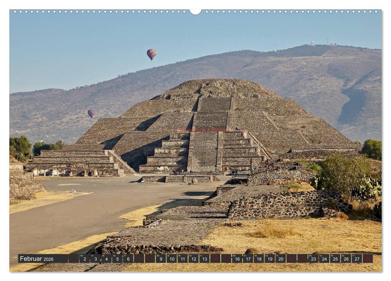 VIVA MEXIKO (Wandkalender 2026 DIN A2 quer), CALVENDO Monatskalender: Die Kultur und das karibische Flair Mexikos vereint in imposanten Farbfotos (CALVENDO Orte)