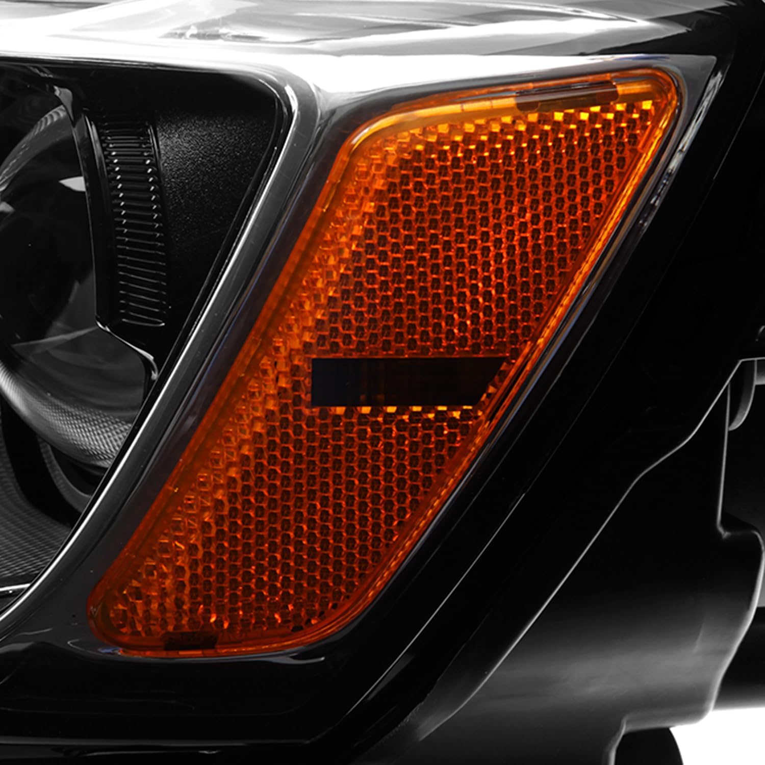 AKKON - Fits 2017-2021 Jeep Grand Cherokee [Halogen Type] Projector Chrome Headlights Pair Driver Left + Passenge Right