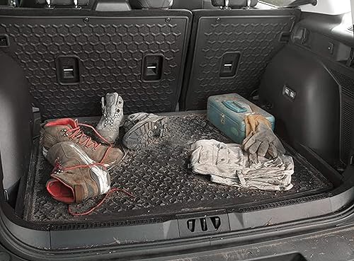 Miniatura 5 de KEWISAUTO Revestimiento de carga para Bronco Sport 2021-2024, bandeja de goma TPE para área de carga, bandeja de carga trasera para maletero,