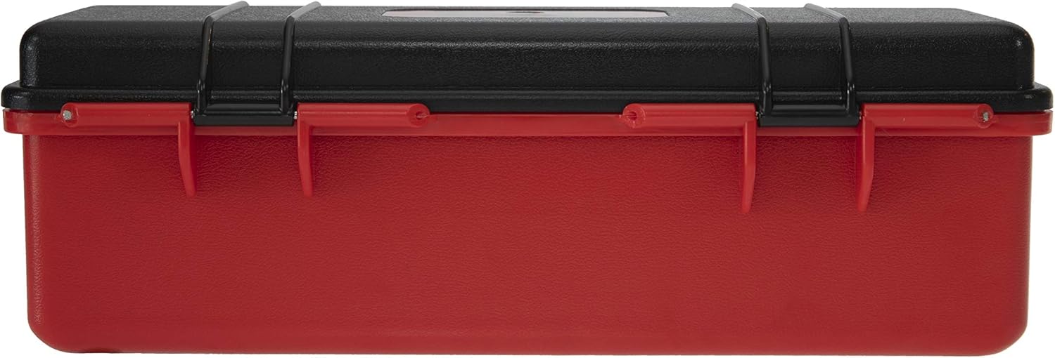 Bass Mafia Blade Coffin | Heavy-Duty Tackle Box for Jigs, Lures, Baits, Attractants, & Hooks | Waterproof Fishing Equipment Organizer | 14.8x5.5x4.5