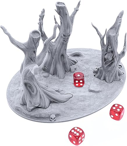 Miniatura 2 de Evil Trees by Makers Anvil, paisaje RPG de mesa impreso en 3D y terreno de juego de guerra para miniaturas de 1.102 in
