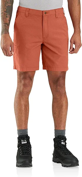Carhartt Mens Rugged Flex Relaxed Fit 8in Canvas Work Short