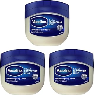 Vaseline Original moistruiser Petroleum Jelly skin care for cracked, dry skin and eczema relief 250 ml x3