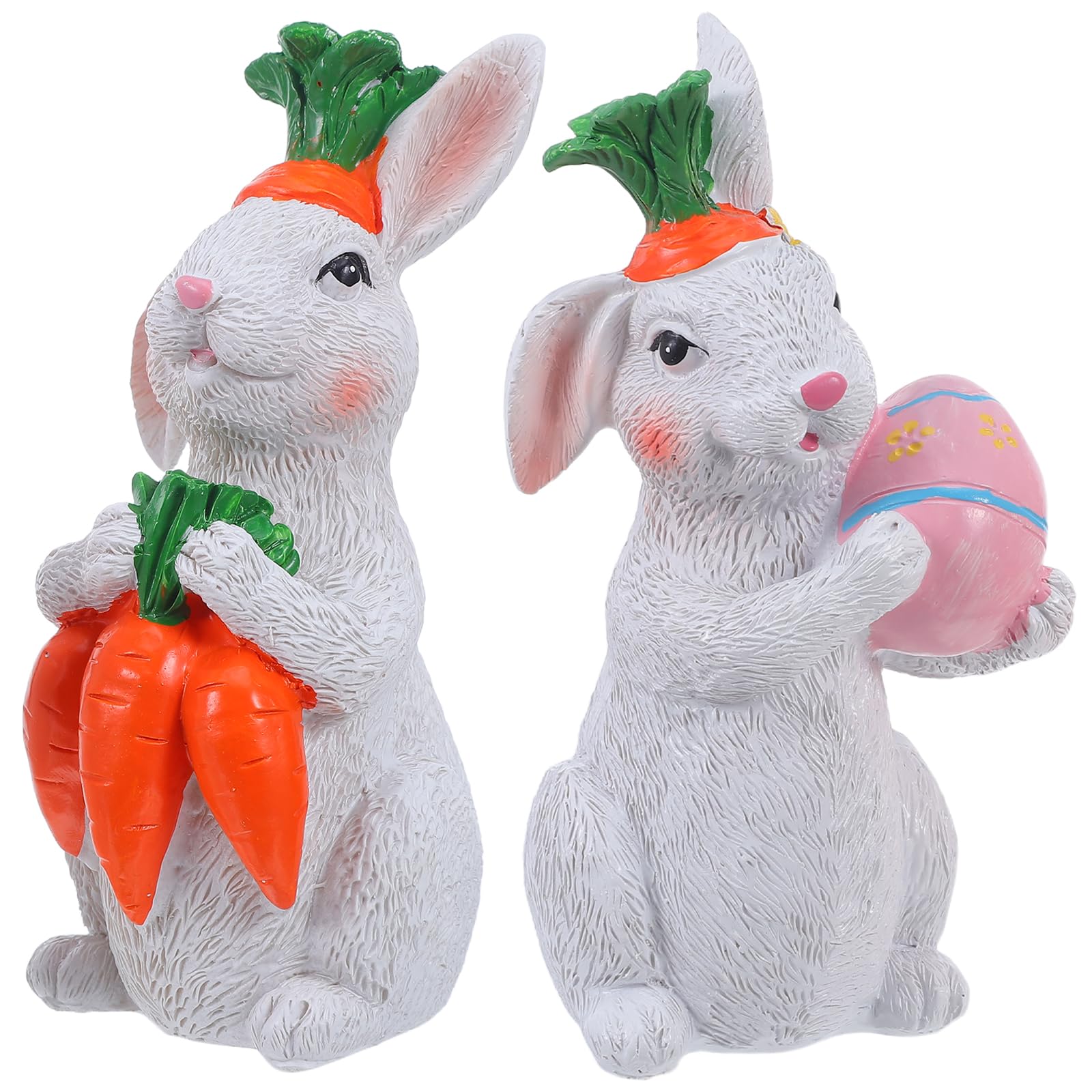 Figurines de lapins en résine, le cadeau idéal pour décorer un bureau