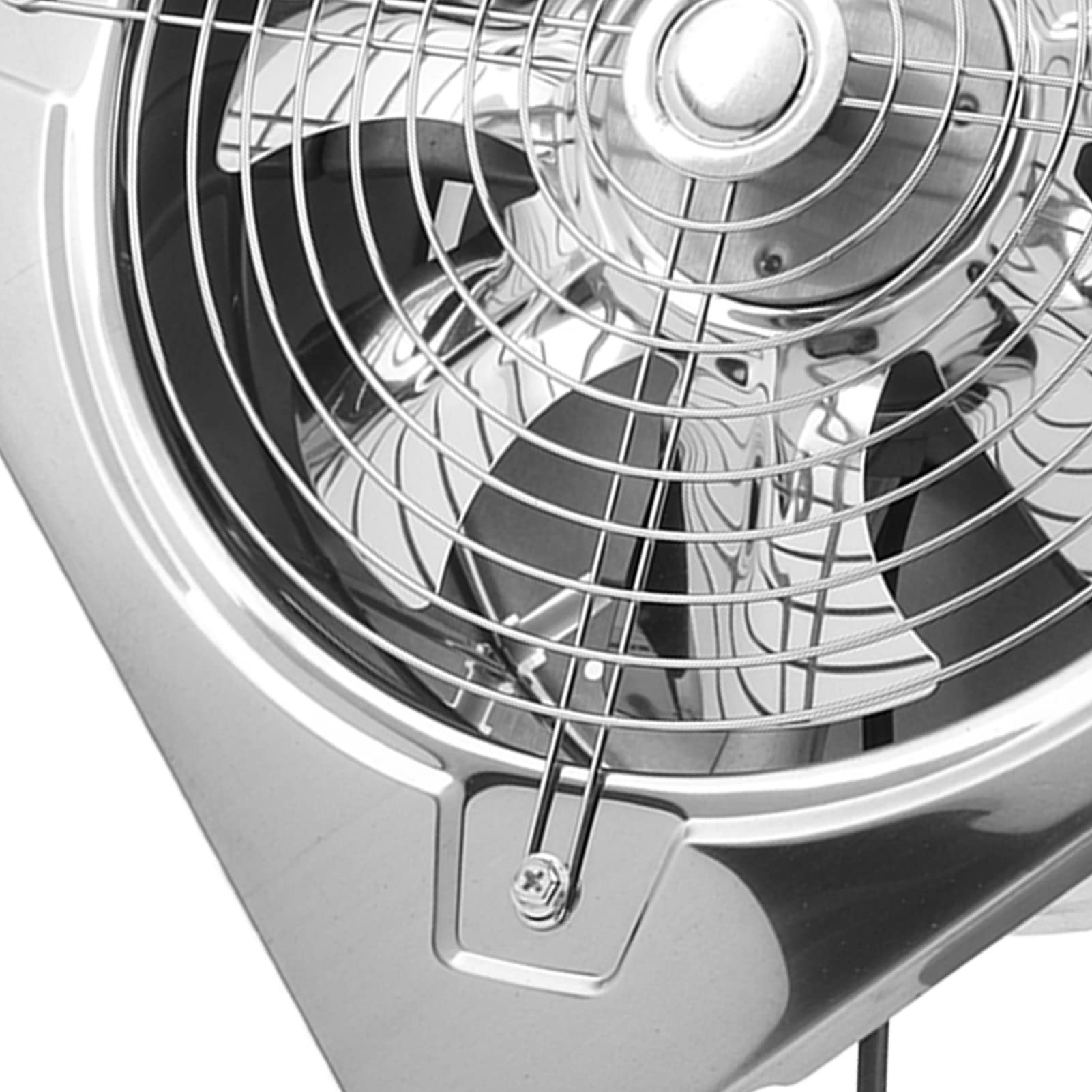 Septpenta 220 V 100 W Abluftventilator, 9,8 Zoll, 7 Lüfterblätter, Bürstenloser Motor, Edelstahl, für Werkstatt