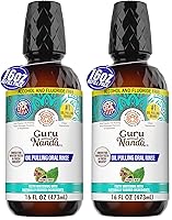 Vista 14 de GuruNanda Extracto de aceite de coco, aliento fresco y blanqueador, 7 aceites esenciales y vitaminas para dientes y encías saludables, sin alcohol
