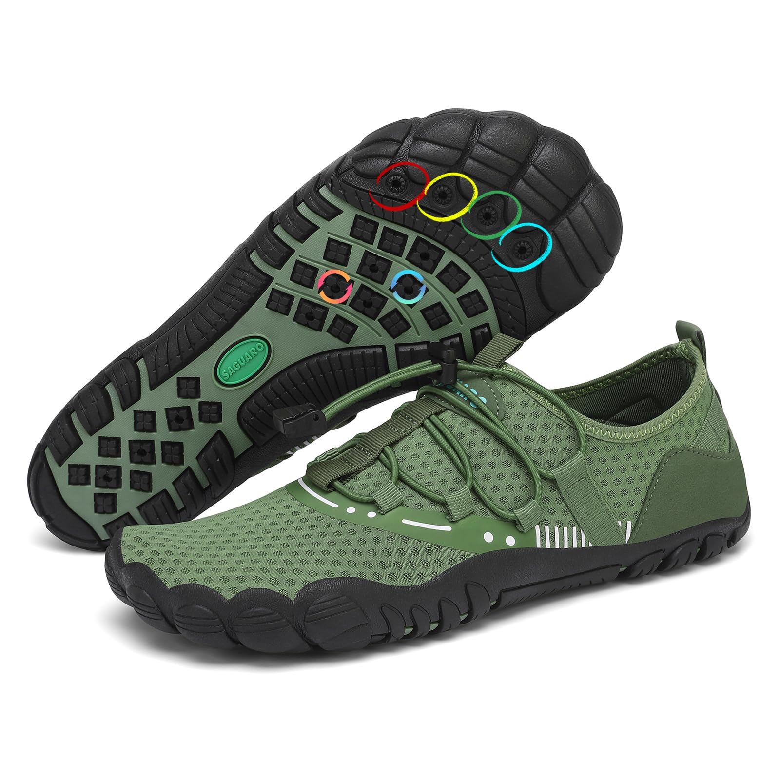 SAGUARO Bathing Shoes Women's Men's Water Shoes Swimming Shoes Quick-Drying Aqua Shoes Size 36-48