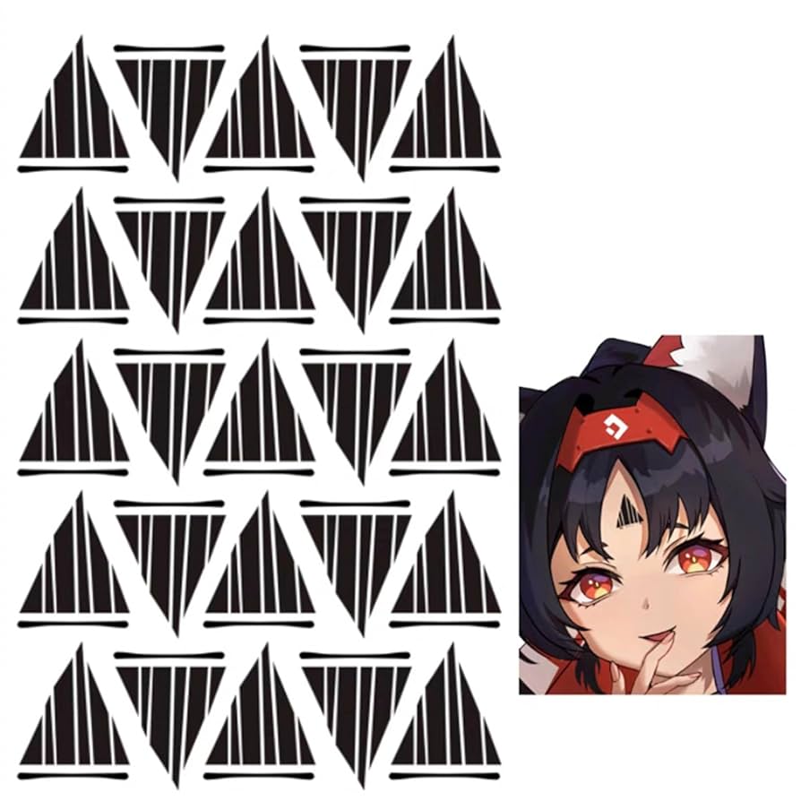 Amazon.co.jp: 【Sanjucos】タトゥーシール 猫宮又奈 コスプレ