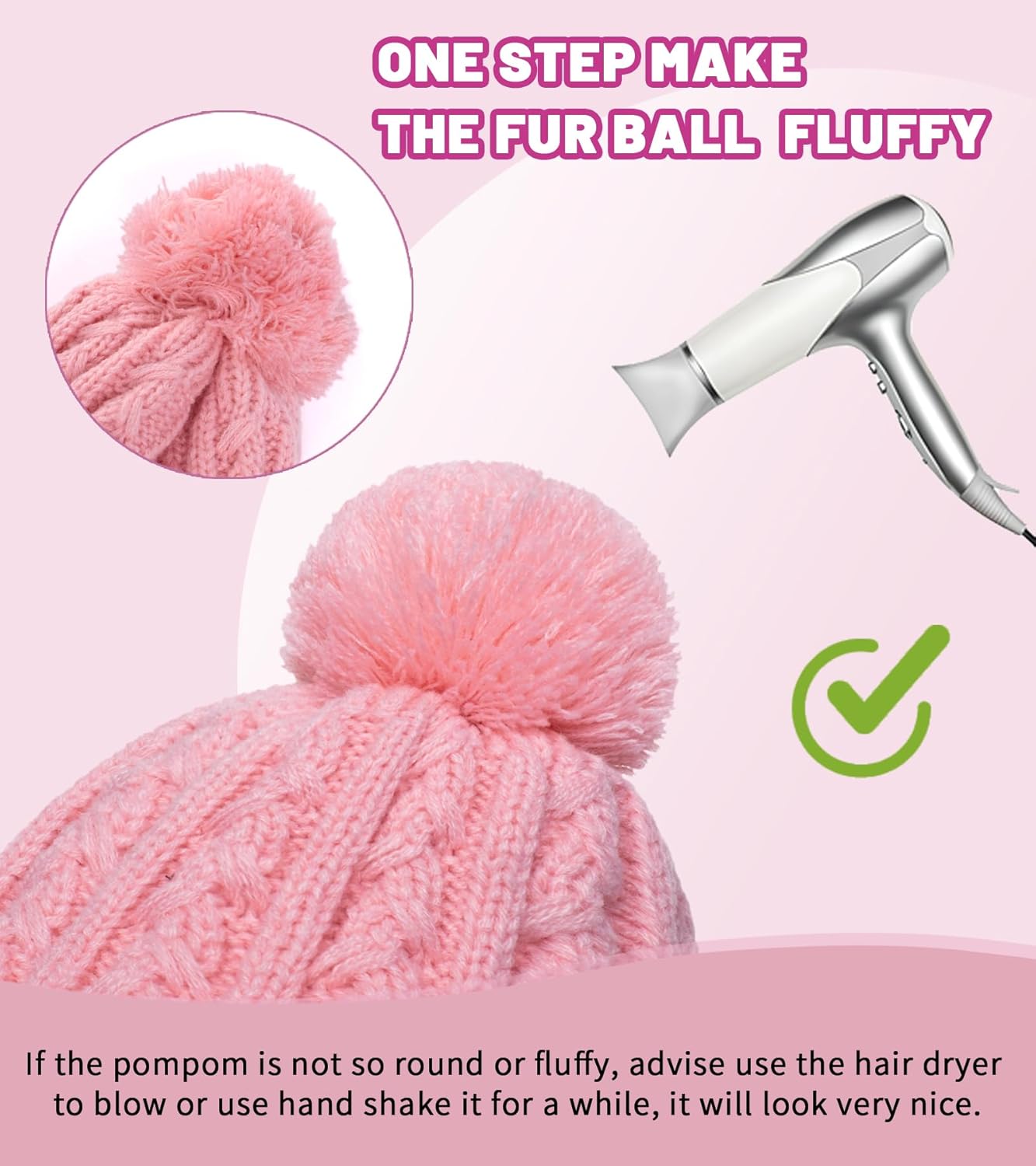 Kids Winter Hat Gloves Scarf Set, Girls Boys Winter Beanie Hat Mittens Scarf Knit Set with Thick Fleece Lined for Children - Image 7