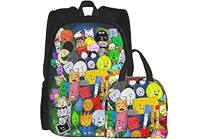 MXSLOVE 2-Piece Casual Backpack Set featuring Battle for BFDI