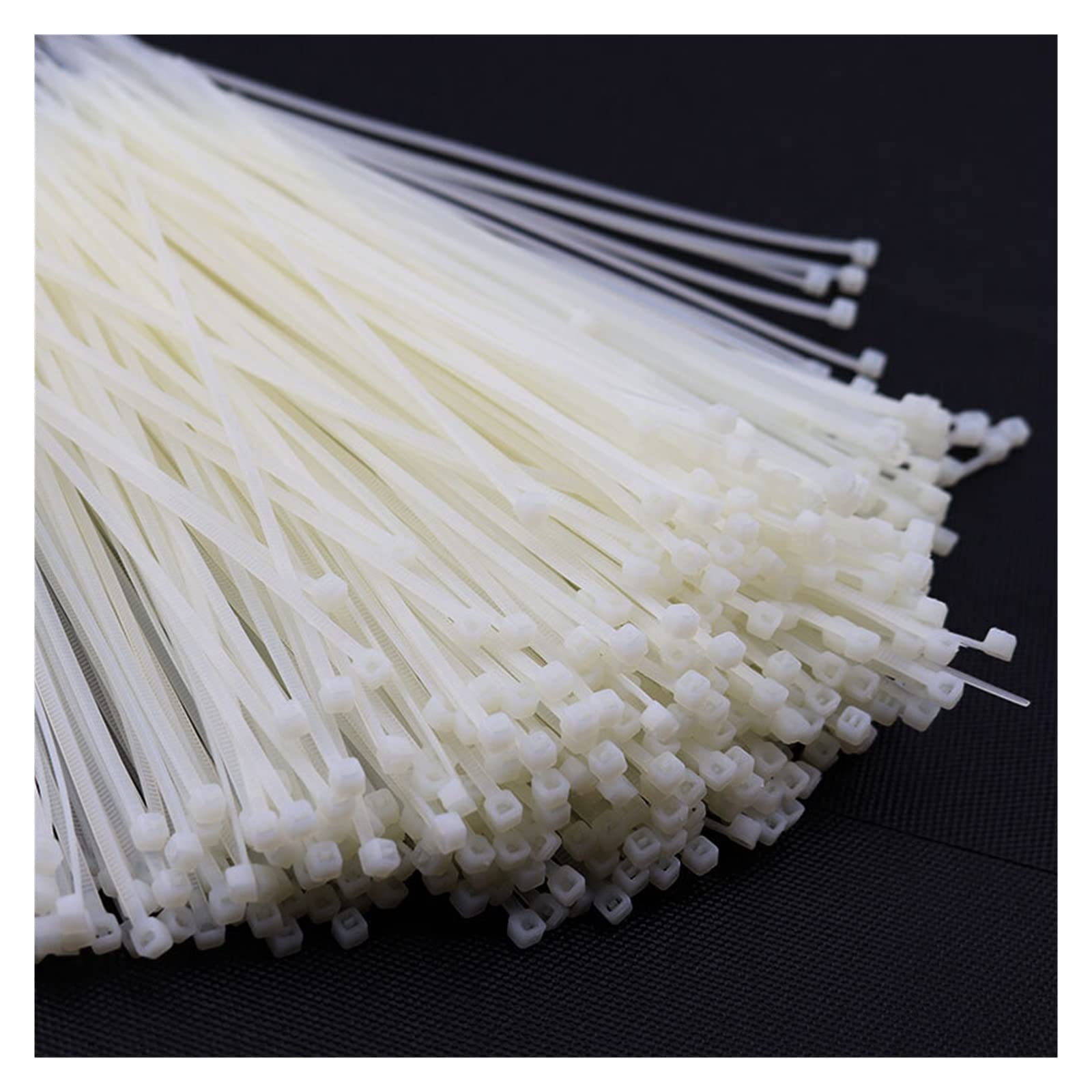 Assortiment d'attaches pour câbles,Attaches zip po Attaches de câble en Nylon 100 pièces 3 * 100 3 * 150 3 * 200(3x100)