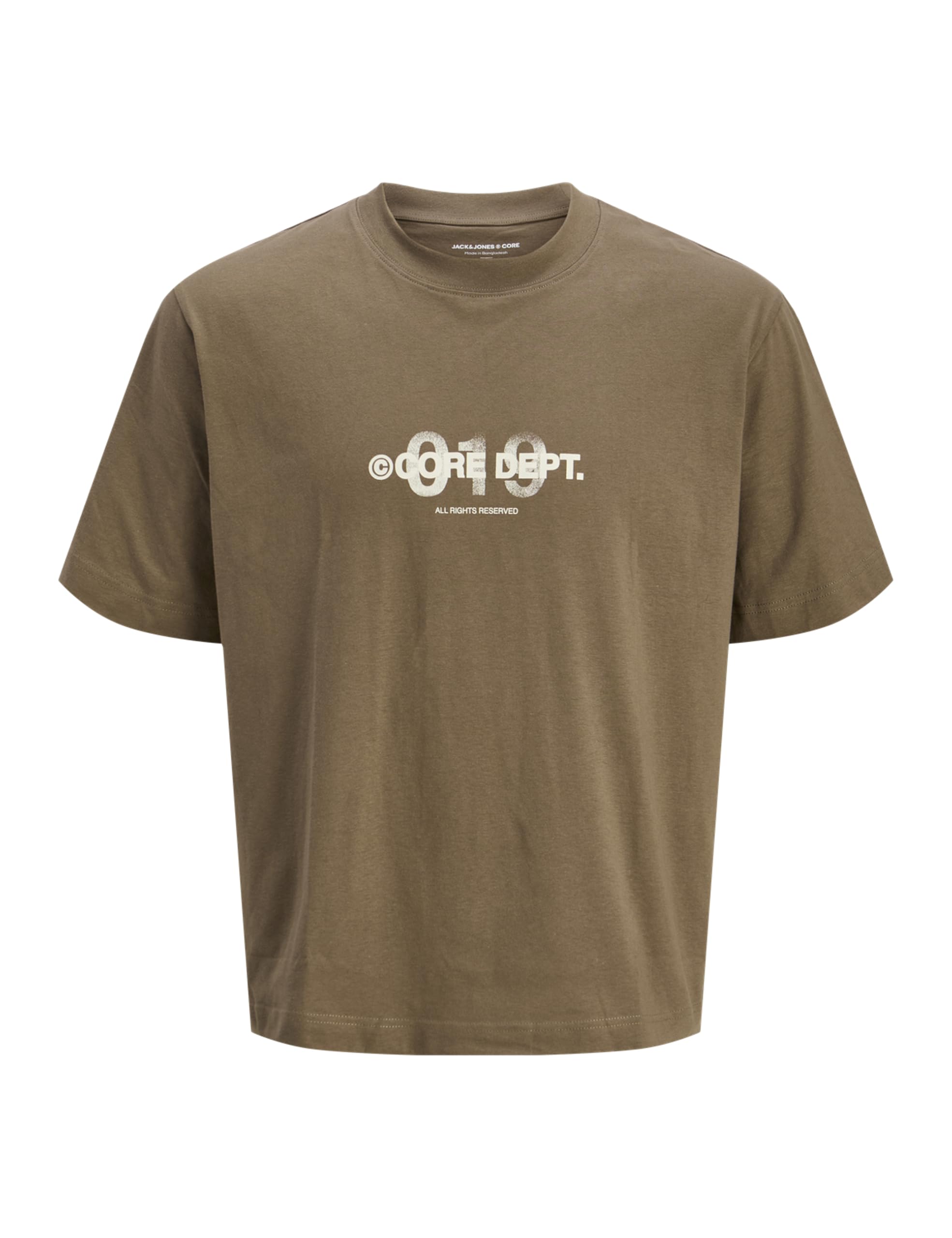 Jack & Jones Jcodynamic Bold Tee SS Crew Neck, Chocolate Chip, XL