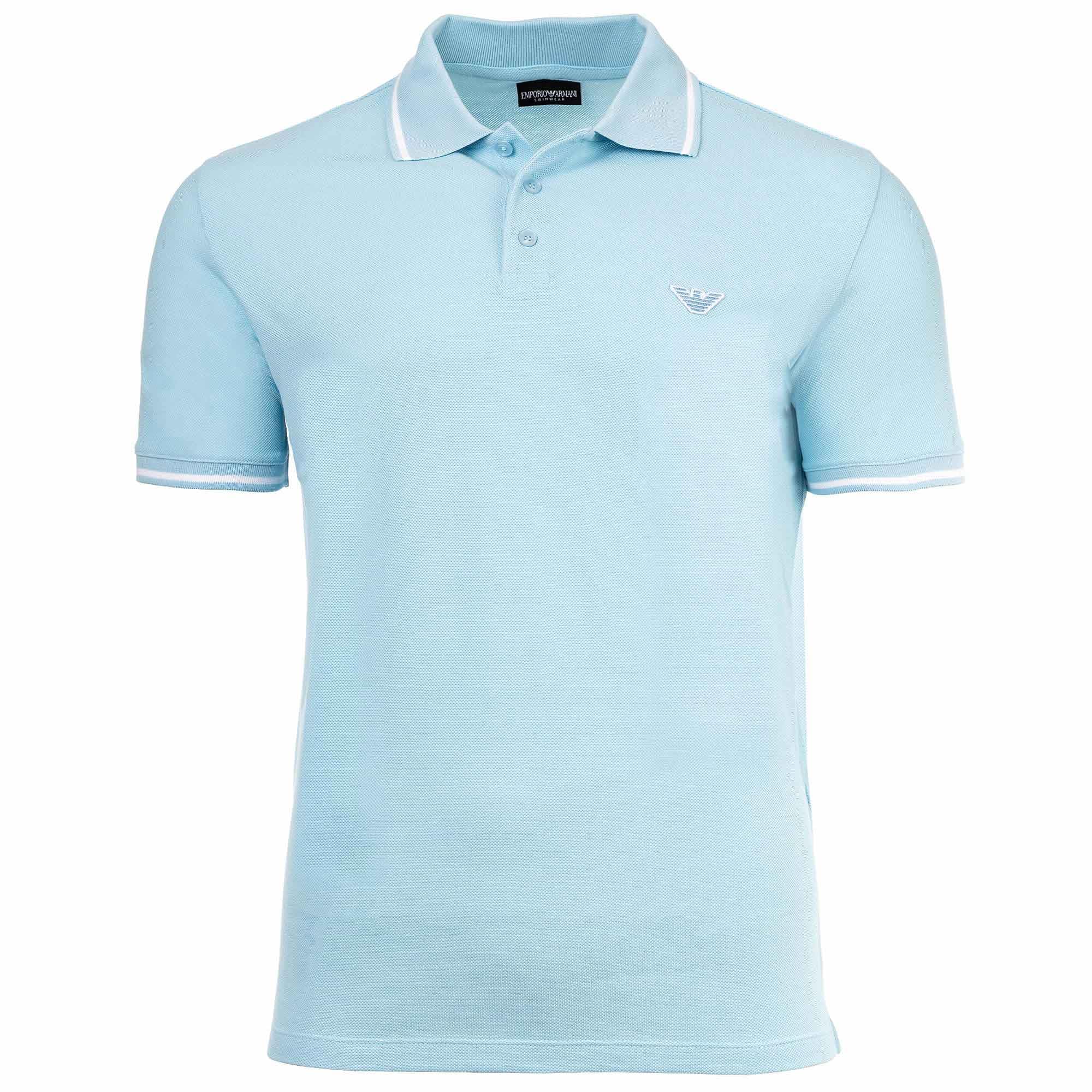 Emporio Armani Men's Essential Polo Blue M