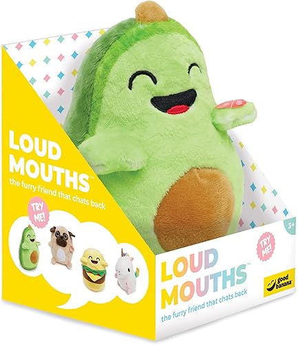 Miniatura 5 de Good Banana Avocado Loud Mouth - Peluche coleccionable que habla con efecto de cambio de voz, multicolor