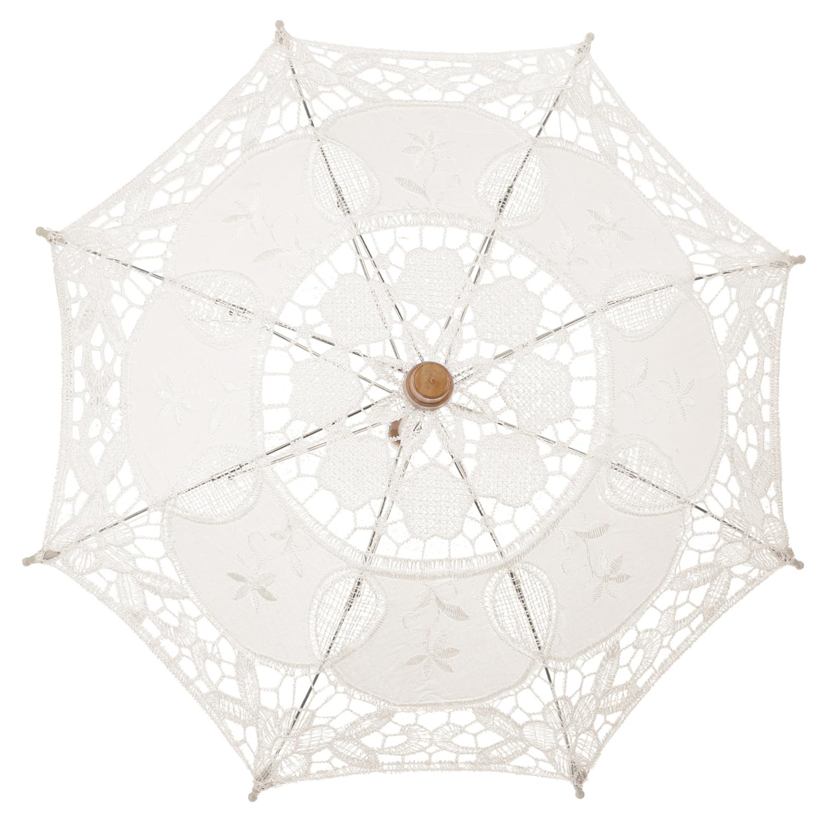 Parapluies en dentelle lot de 5 garniture romantique décor rétro coton