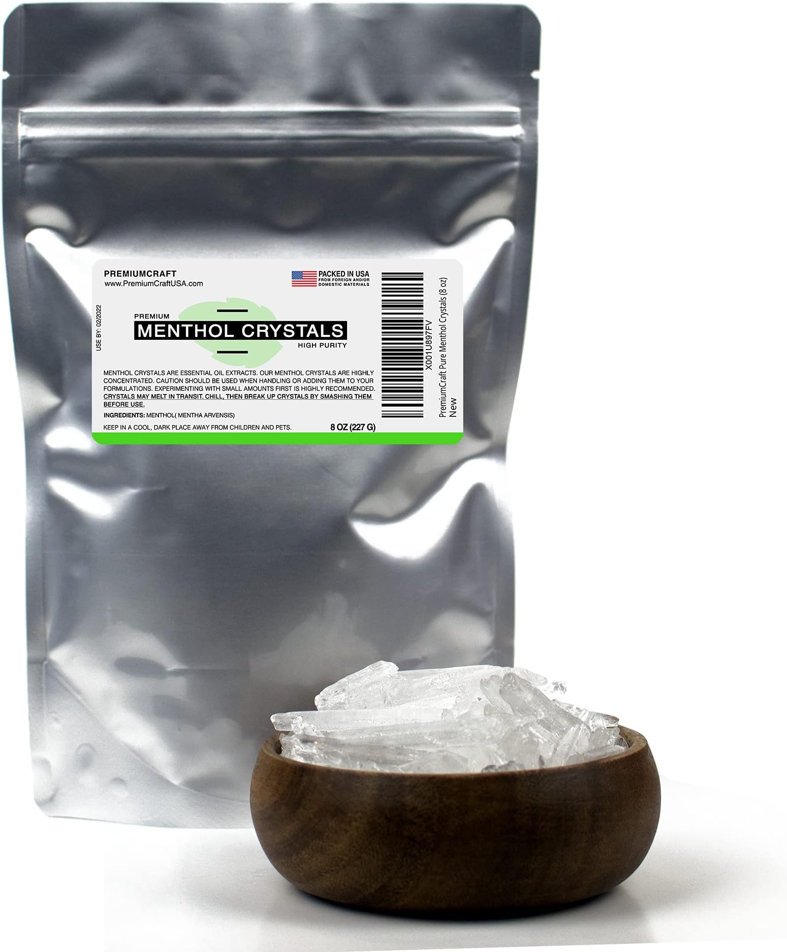 PremiumCraft Pure Menthol Crystals (8 oz)