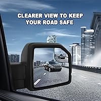 Vista 5 de Espejo Lateral del Lado del Pasajero Derecho con Ensamblaje de Vidrio de Punto Ciego Compatible con Ford F150 2015-2020 Con Luz de Giro Eléctrica 6