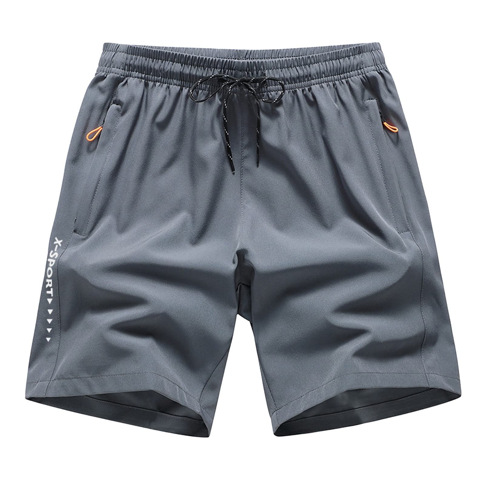 Mens Workout Athletic Shorts Summer Casual Solid Color Fashion Running Workout Shorts Travel Golf Camping Vacation Size 38