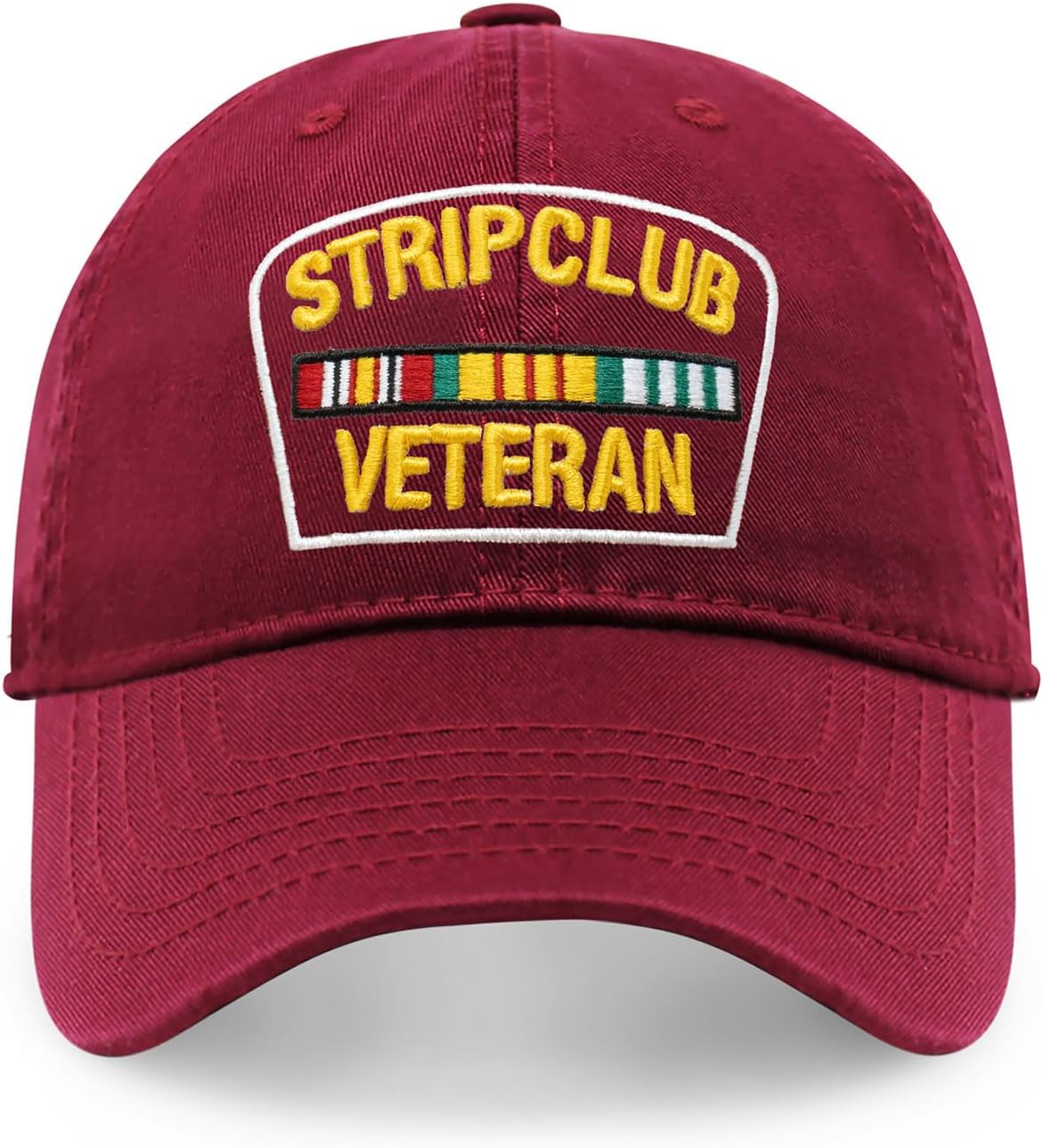 Strip Club Veteran Dad hat Pre Curved Visor Cotton Ball Cap Baseball Cap PC101